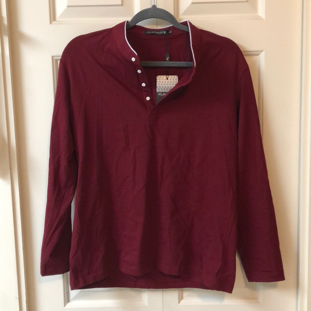 Long sleeve front button shirt